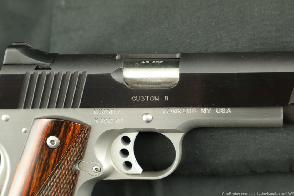 Kimber 1911 Custom II .45 ACP 5” Two Tone Semi-Auto Pistol w/ Original Box-img-17