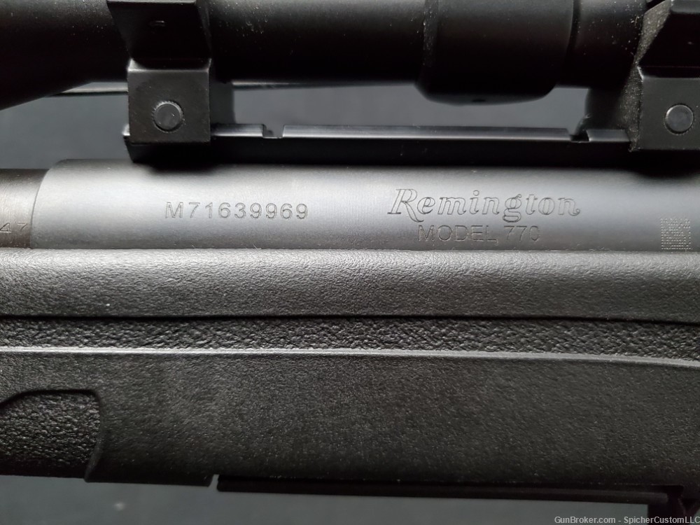 Remington 770 .30-06 Bolt Action Rifle with Magazine, Bipod, 3-9x Scope-img-14