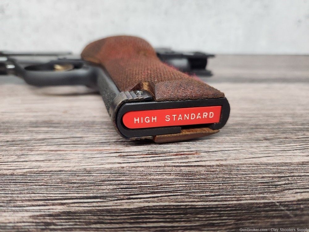 High Standard 107 Supermatic Trophy .22lr w/ Barrel Weights and Compensator-img-12