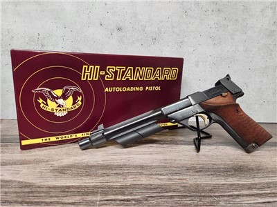 High Standard 107 Supermatic Trophy .22lr w/ Barrel Weights and Compensator