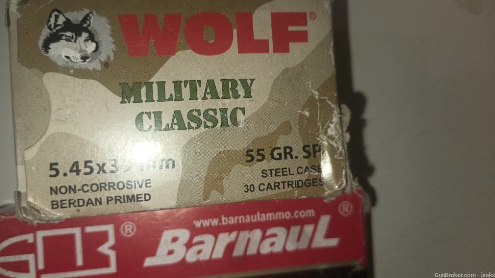 Barnaul 5.45x39 AK74 HP ammo AK74  130 rounds-img-2