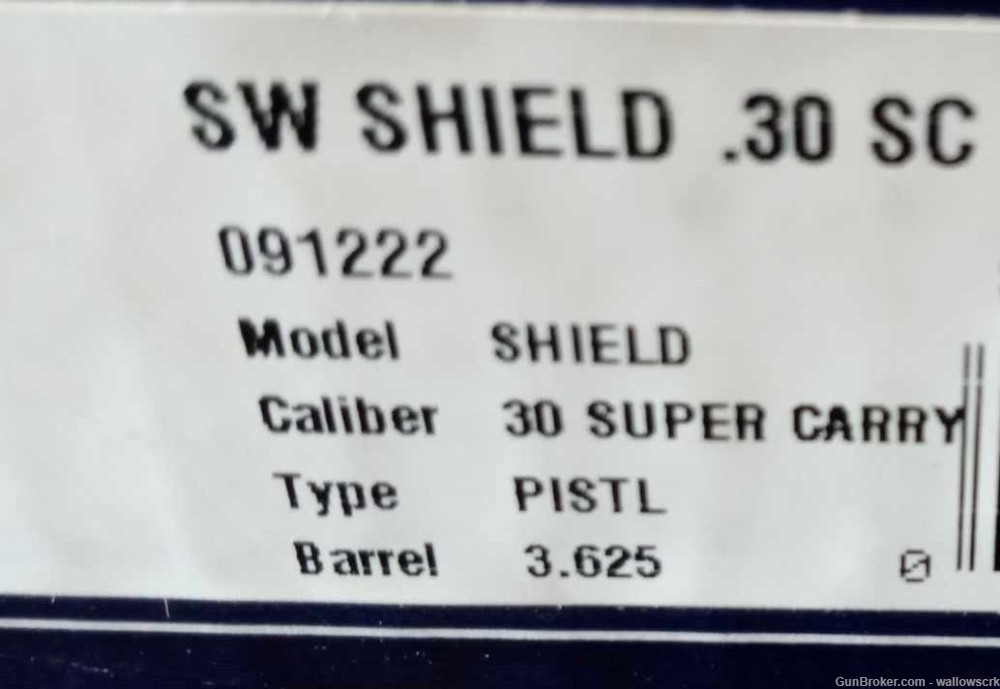 Smith & Wesson Shield  EZ         in 30 Super Carry,    REMF edition,   NIB-img-1