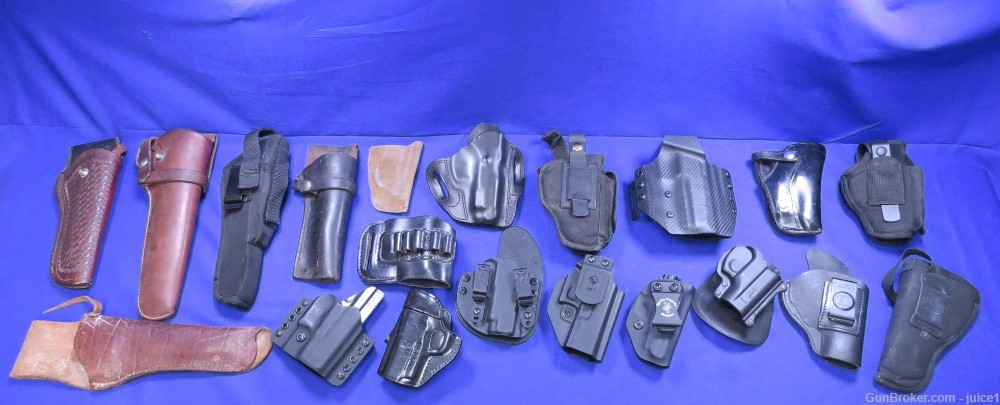 Set of 20 Holsters -SIG Sauer, S&W, CZ, Taurus, Glock- Crossbreed MFT Fobus-img-0