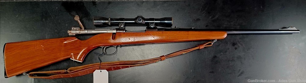 JC Higgins Model 50 Made in Belgium FN Mauser Action .30-06 w/ Optic, Sling-img-0