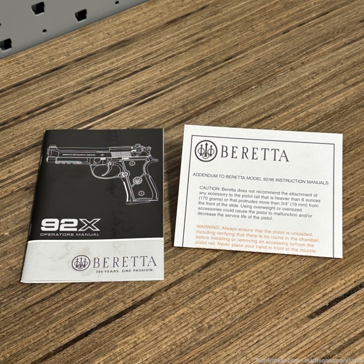 Beretta 92X Compact w/ Rail 9mm 13rd MINT! All Original! PENNY AUCTION!-img-28