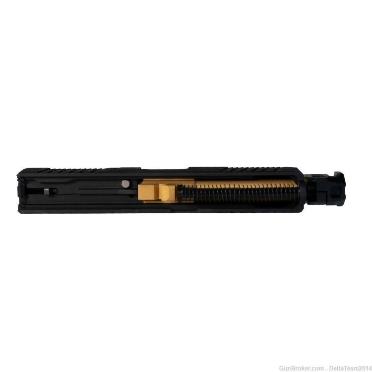 9mm Complete Pistol Slide - Glock 19 Compatible - Micro Comp. Assembled-img-2