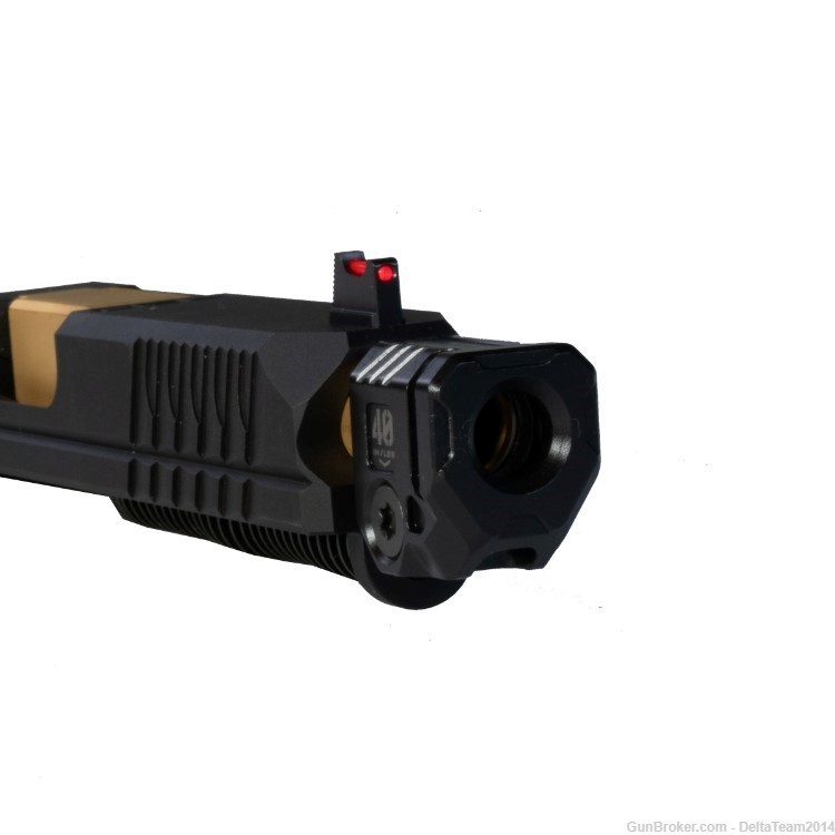 9mm Complete Pistol Slide - Glock 19 Compatible - Micro Comp. Assembled-img-4