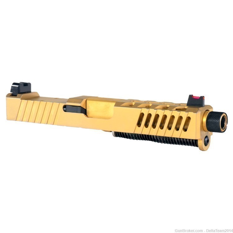Glock 19 Gen 1-3 Compatible - 9mm Complete Pistol Slide - Assembled-img-0