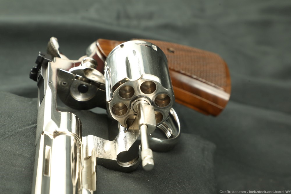 Colt Python .357 Mag Nickel Plated 8” Revolver & Box, Original K Series-img-19