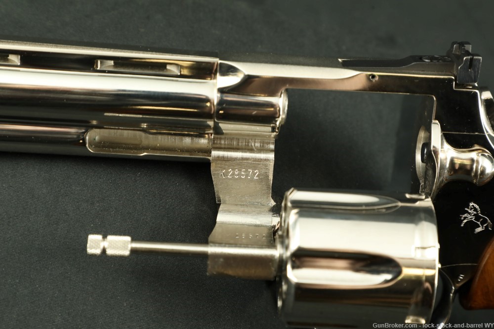 Colt Python .357 Mag Nickel Plated 8” Revolver & Box, Original K Series-img-26