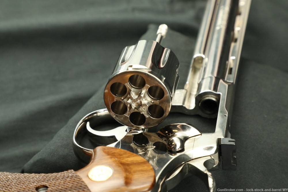 Colt Python .357 Mag Nickel Plated 8” Revolver & Box, Original K Series-img-16