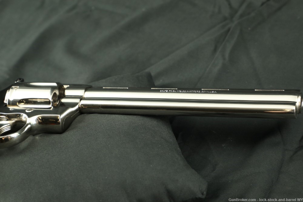 Colt Python .357 Mag Nickel Plated 8” Revolver & Box, Original K Series-img-12