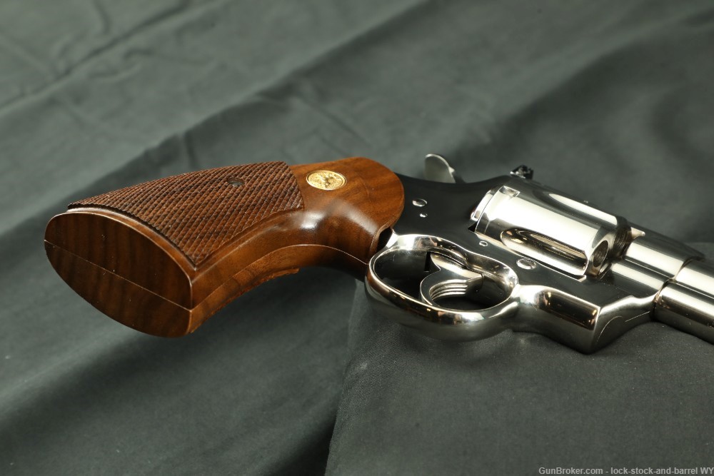 Colt Python .357 Mag Nickel Plated 8” Revolver & Box, Original K Series-img-11