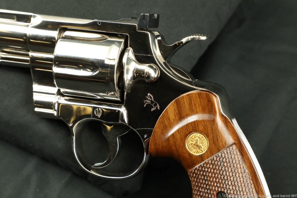Colt Python .357 Mag Nickel Plated 8” Revolver & Box, Original K Series-img-23