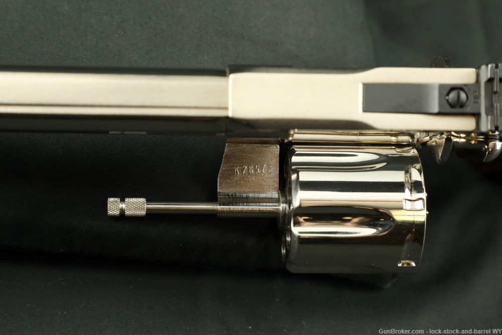 Colt Python .357 Mag Nickel Plated 8” Revolver & Box, Original K Series-img-25