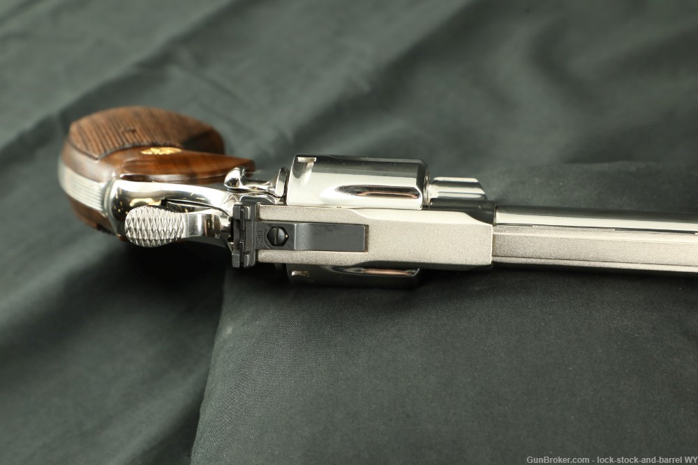 Colt Python .357 Mag Nickel Plated 8” Revolver & Box, Original K Series-img-9