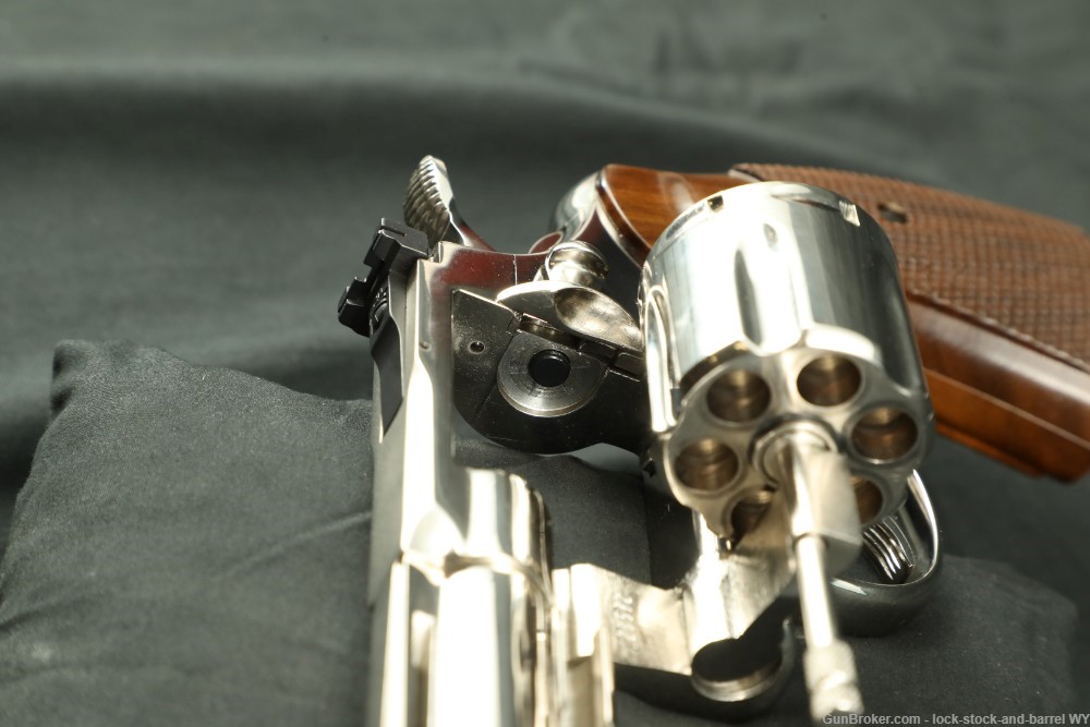 Colt Python .357 Mag Nickel Plated 8” Revolver & Box, Original K Series-img-18