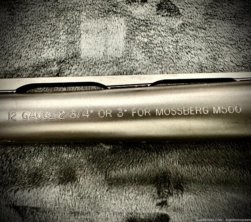 Mossberg Shotgun Barrel 500 12ga 3" 28" Vented Rib - Accu Blued-img-5