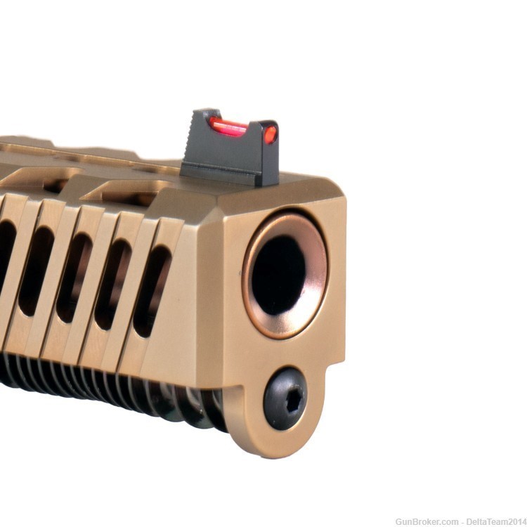 9mm Complete Pistol Slide - Glock 19 Compatible - Holosun 507C - Assembled-img-4