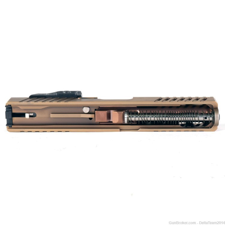 9mm Complete Pistol Slide - Glock 19 Compatible - Holosun 507C - Assembled-img-2