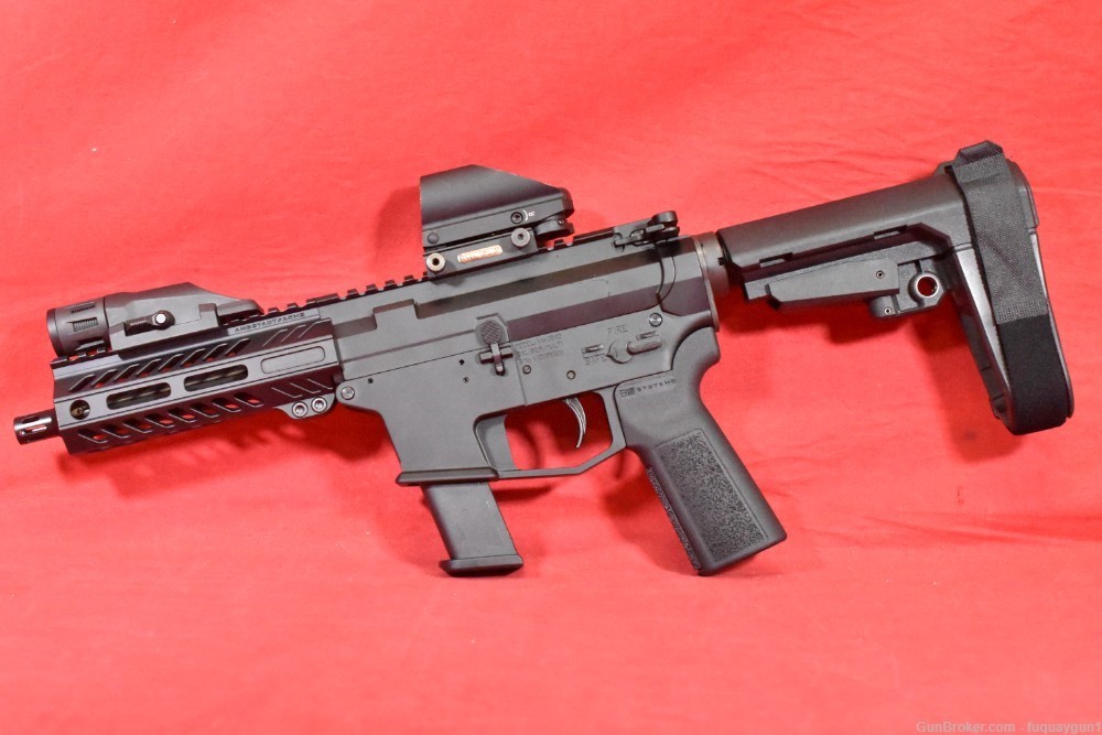 Angstadt UDP-9 AA-0940 AR-9 9mm 6" 17rd Glock Mag w/ Inforce WML + SBA3 -img-1