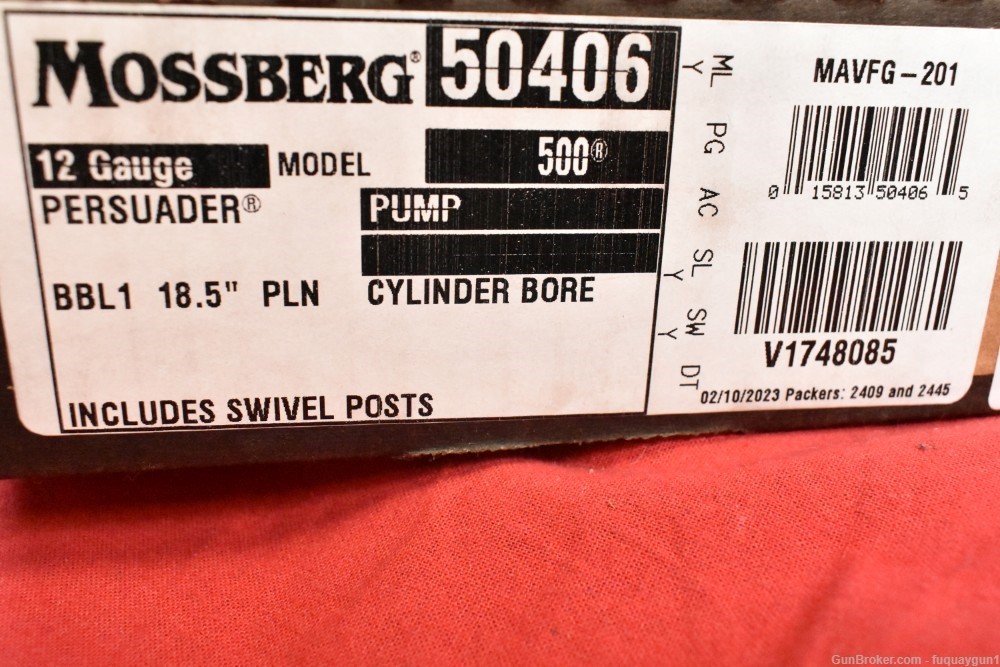 Mossberg 500 Persuader 12 GA 18.5" 50406 500-img-9