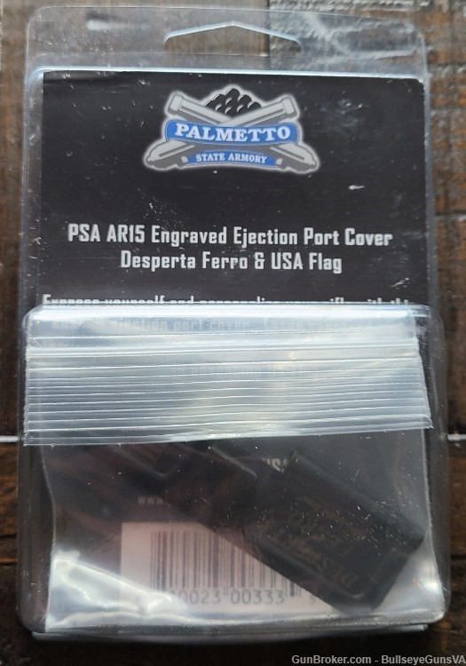 PSA AR15 Engraved Ejection Port Cover - Desperta Ferro & USA Flag -img-1