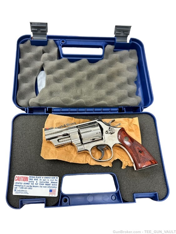 SMITH AND WESSON MODEL 24-6 LEW HORTON LIMITED EDITION NICKEL .44 special-img-1
