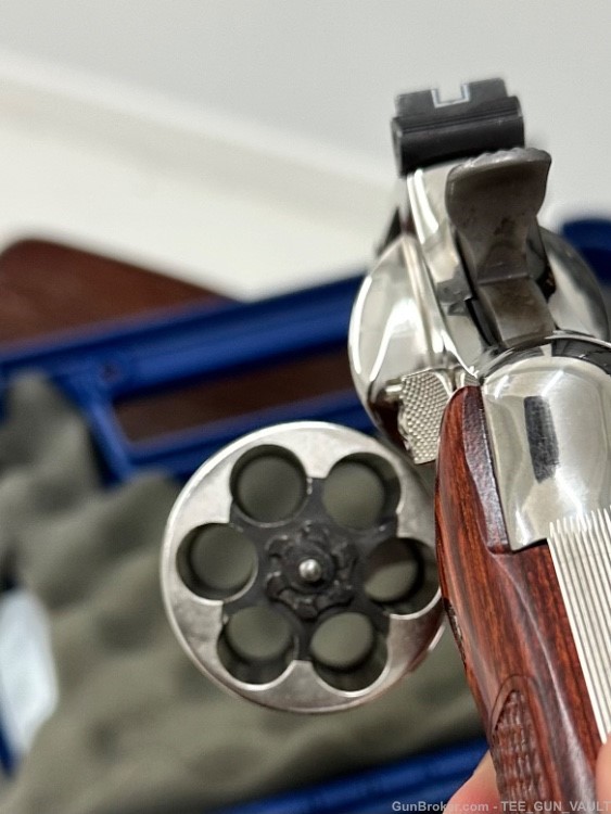 SMITH AND WESSON MODEL 24-6 LEW HORTON LIMITED EDITION NICKEL .44 special-img-4