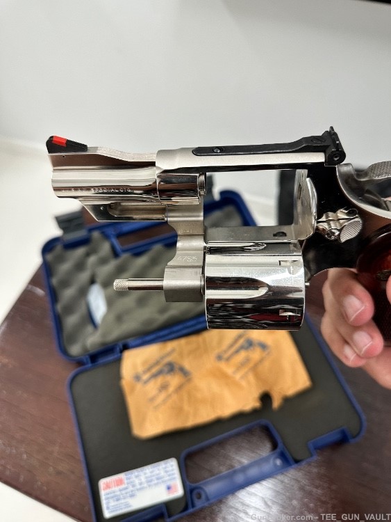 SMITH AND WESSON MODEL 24-6 LEW HORTON LIMITED EDITION NICKEL .44 special-img-5