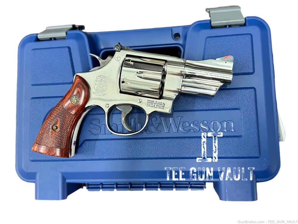 SMITH AND WESSON MODEL 24-6 LEW HORTON LIMITED EDITION NICKEL .44 special-img-0