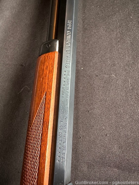 Excellent Marlin Model 1894 Cowboy Limited Lever Action Rifle .45 COLT-img-28