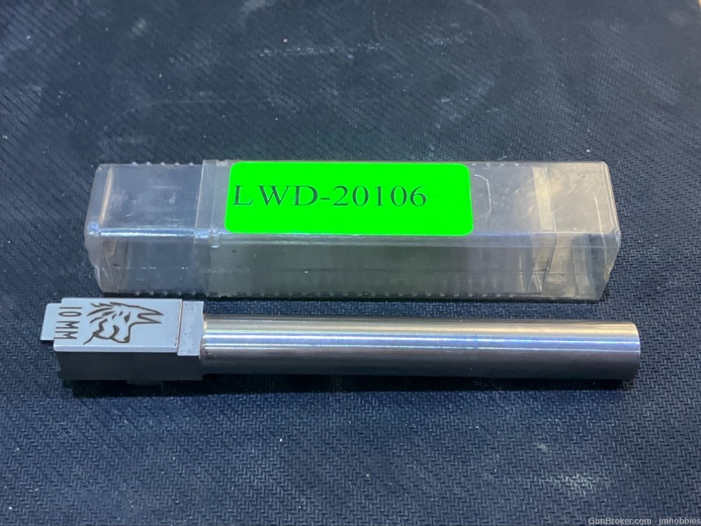 Lone Wolf 10mm 6" Stainless Steel Barrel for Glock 20, Less Than 20 Rounds -img-0