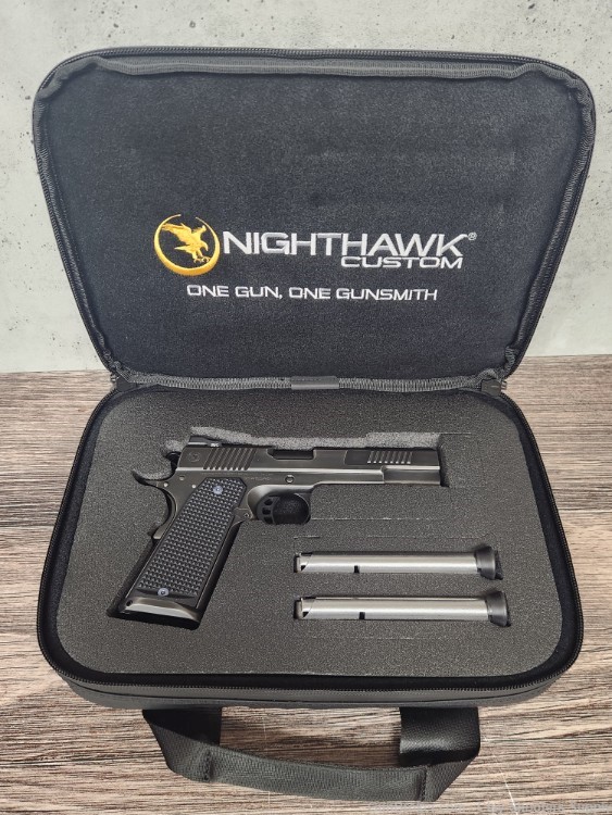 Nighthawk Custom Envoy .45acp 5" Smoked Nitride Finish-img-0