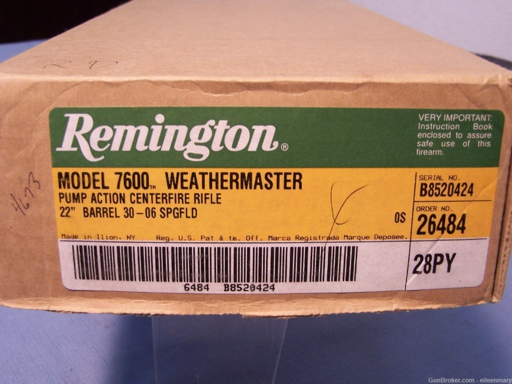 Remington 7600 Weathermaster Nickel Finish, 30-06, LNIB-img-17