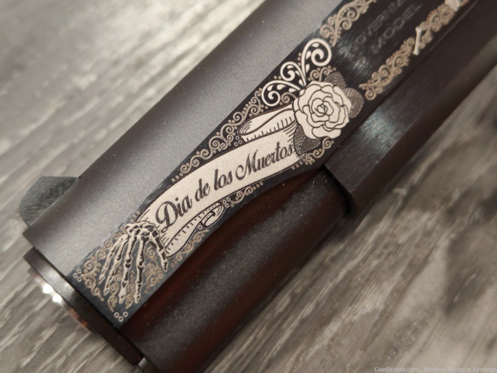 COLT 1911 DAY OF THE DEAD 1.0 O1911C-38 ENGRAVED COLT-img-4