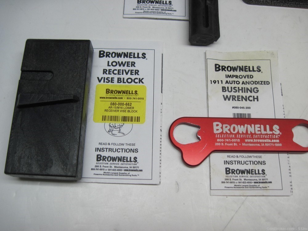 Gunsmith tools for AR-15, 1911 mostly Brownells new & excellent condition!-img-3