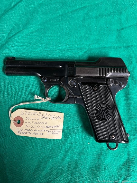 Steyr 1909/34 32acp 1928 excellent unit marked -img-0