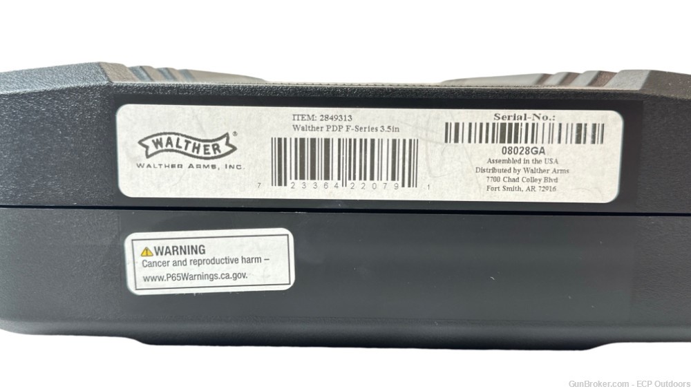 Walther PDP F-Series 9mm 3.5" 15rd - OG Case 2 Mags-img-8