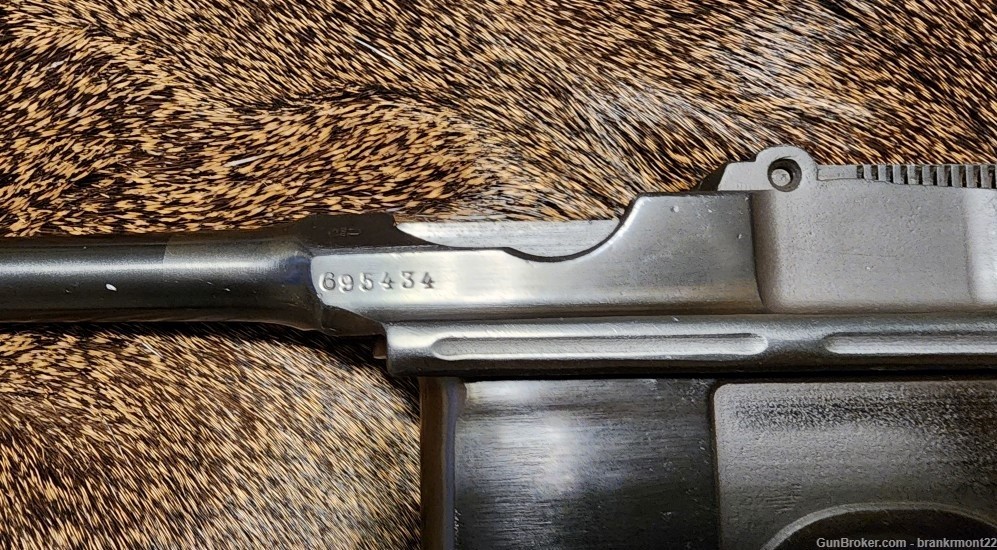 Mauser C96 9mm Broomhandle Pistol broomstick-img-7