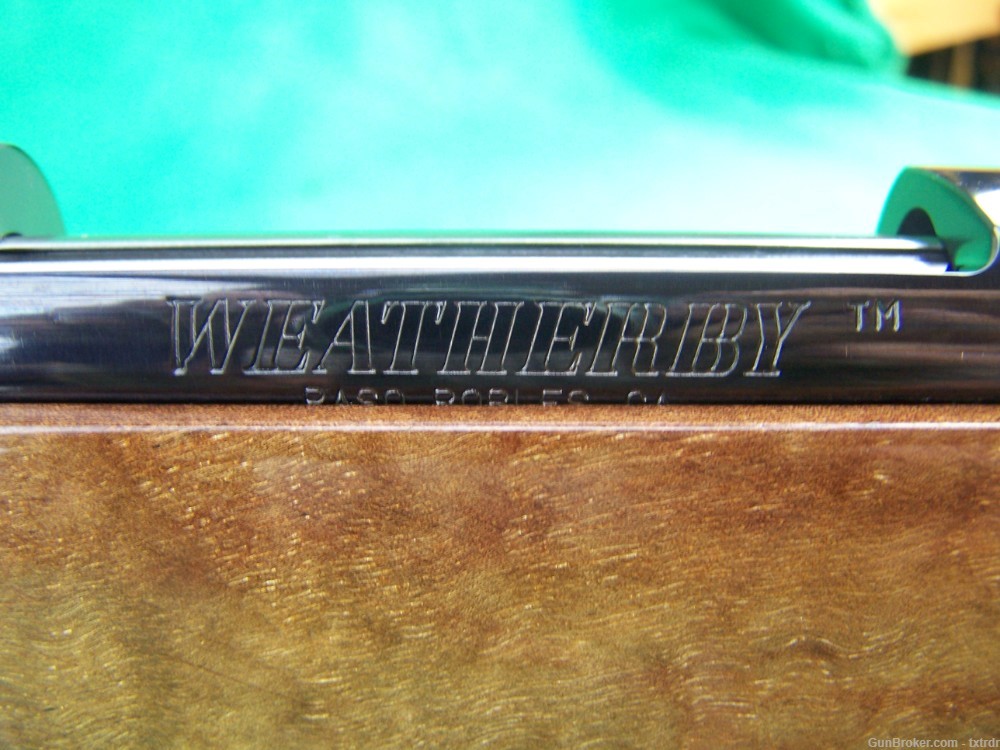 MINT - LIKE NEW WEATHERBY VANGUARD DELUXE, 300 WBY MAG, 24"BBL, FANCY WOOD-img-33