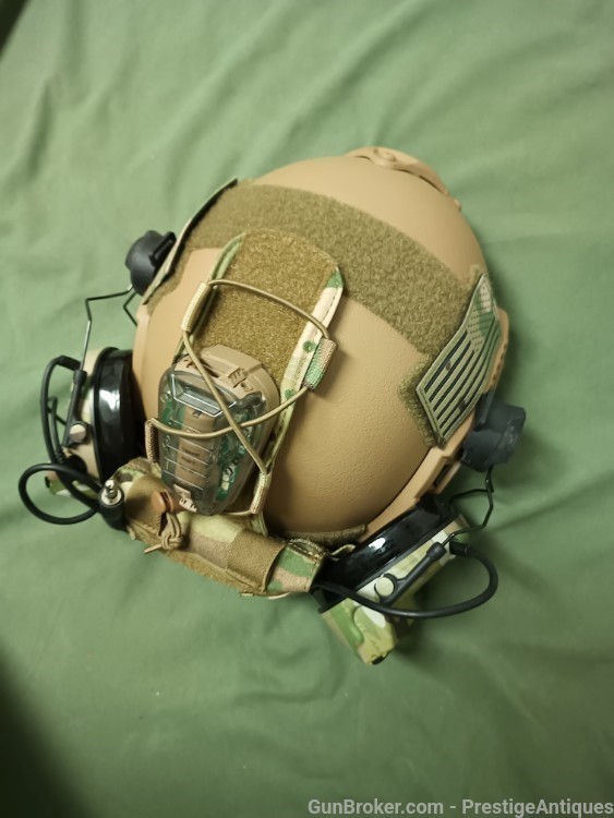 """ PVS Gen3 NIGHT VISION monocular, w MULTICAM KEVLAR Ops helmet, Comms-img-8