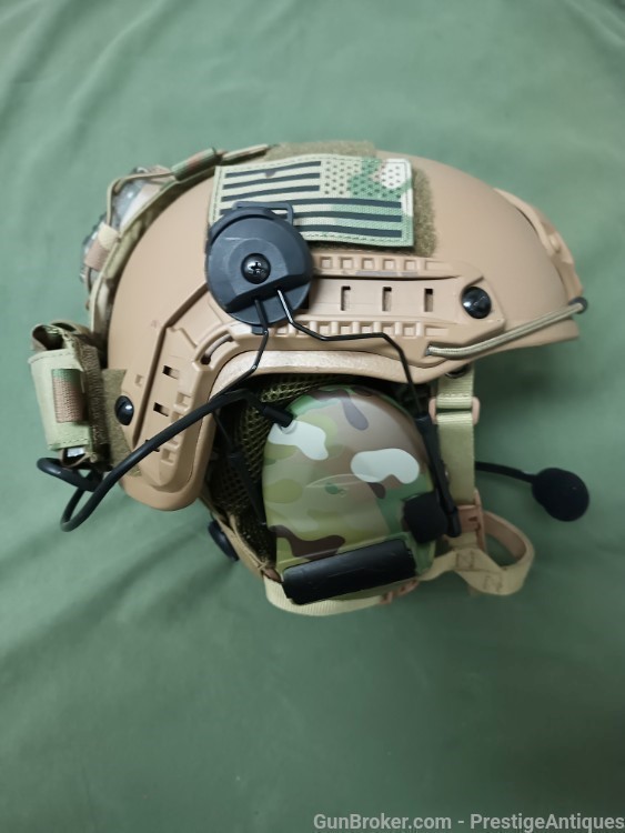 """ PVS Gen3 NIGHT VISION monocular, w MULTICAM KEVLAR Ops helmet, Comms-img-11