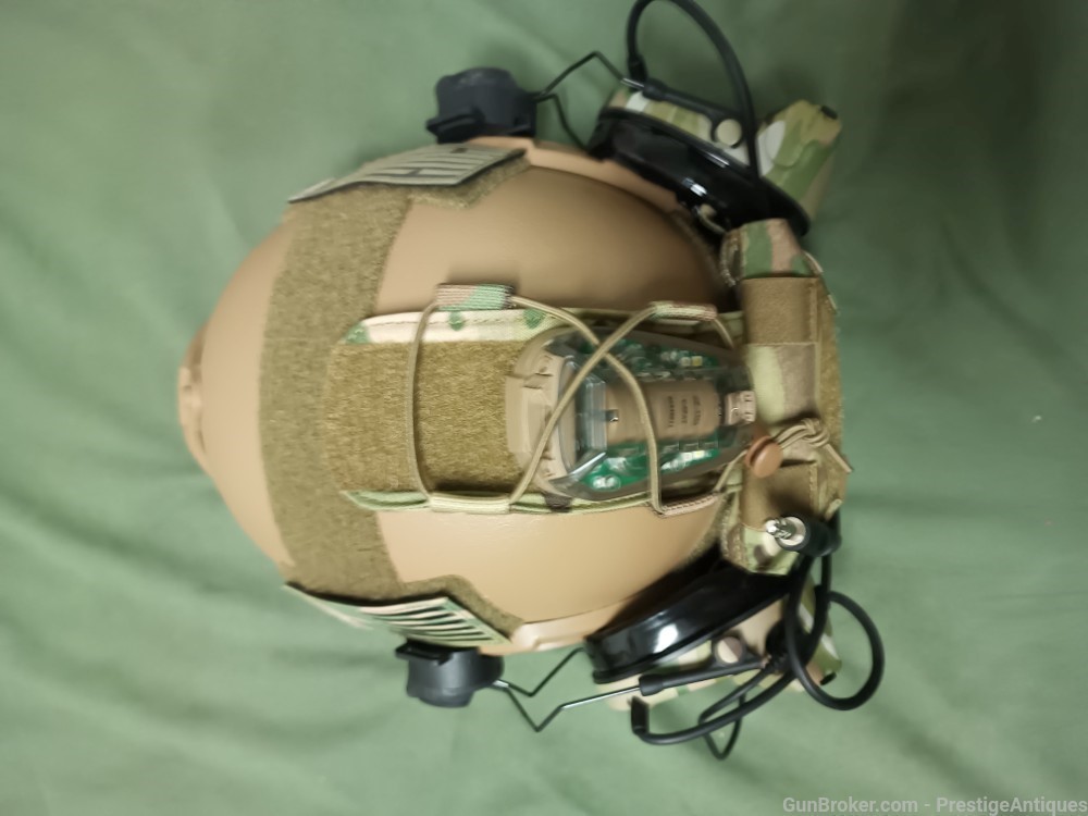 """ PVS Gen3 NIGHT VISION monocular, w MULTICAM KEVLAR Ops helmet, Comms-img-23
