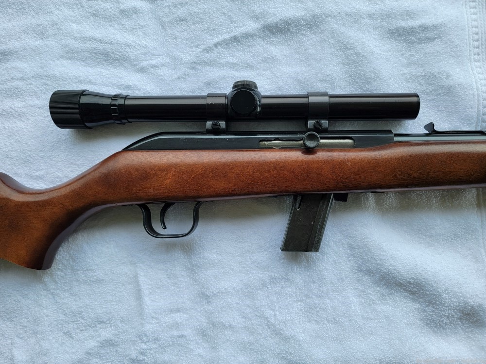 Cooey - Winchester Mod 64 A .22 LR semi auto rifle w/scope, Canada-img-2