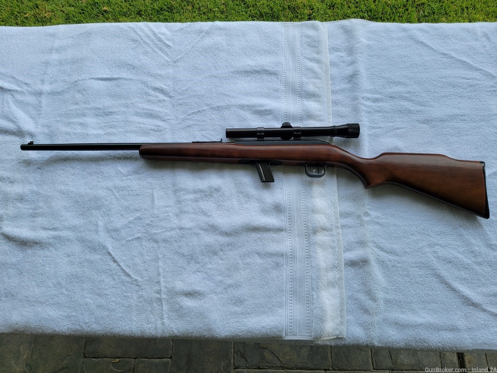 Cooey - Winchester Mod 64 A .22 LR semi auto rifle w/scope, Canada-img-4