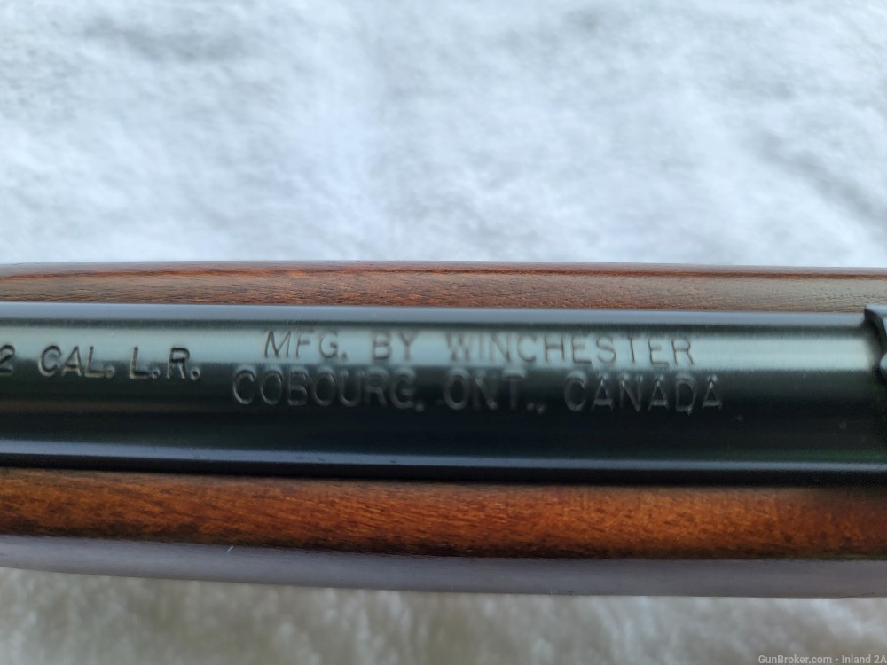 Cooey - Winchester Mod 64 A .22 LR semi auto rifle w/scope, Canada-img-9
