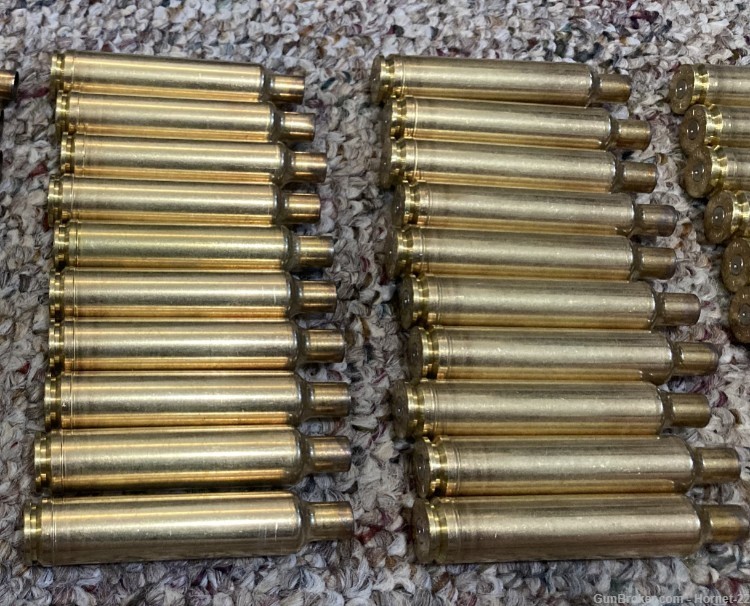 30-378 Wby Mag once fired brass, Weatherby (Hornady) headstamp, 100 pcs-img-2