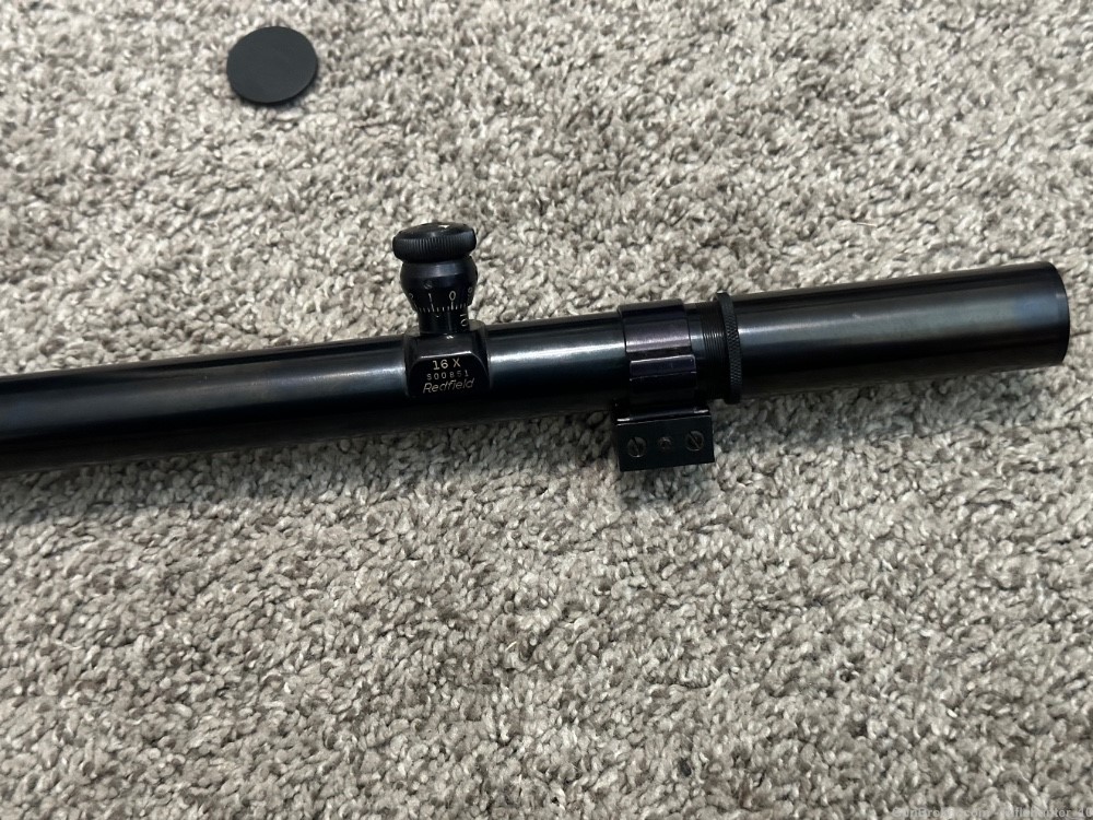 Redfield 3200 16x riflescope vintage fixed 16 power 1” tube medium duplex-img-1