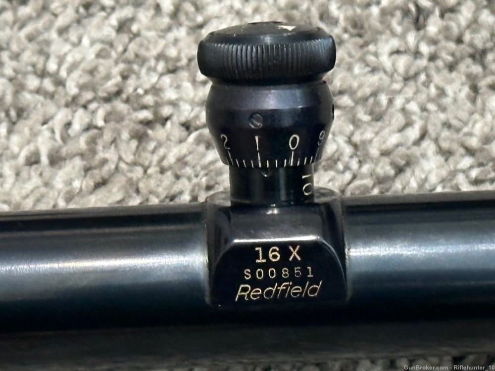 Redfield 3200 16x riflescope vintage fixed 16 power 1” tube medium duplex-img-2